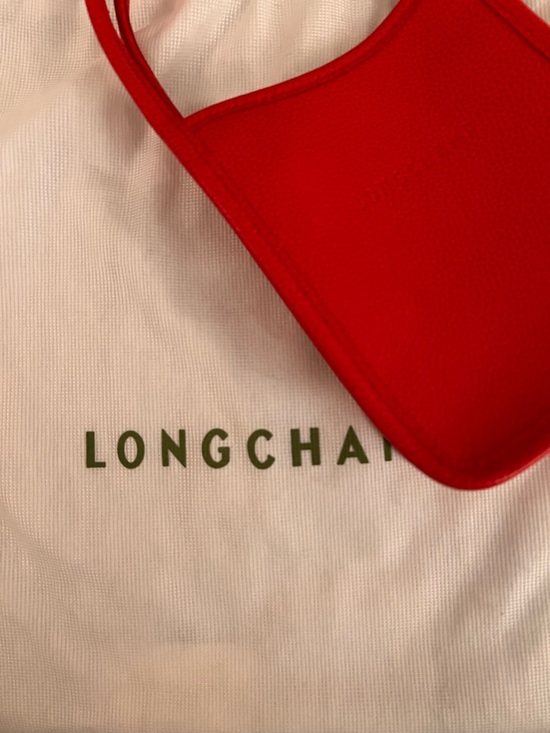 Longchamp Red Mini Leather Tote - Picture 3 of 4